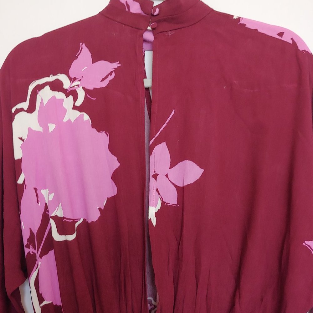 Free People Say you Love Me high neck keyhole in front & open back with sash  XS - Picture 6 of 14